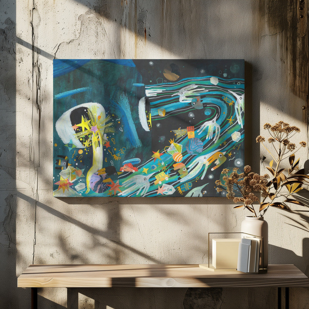 Nachtfluistering | Canvas