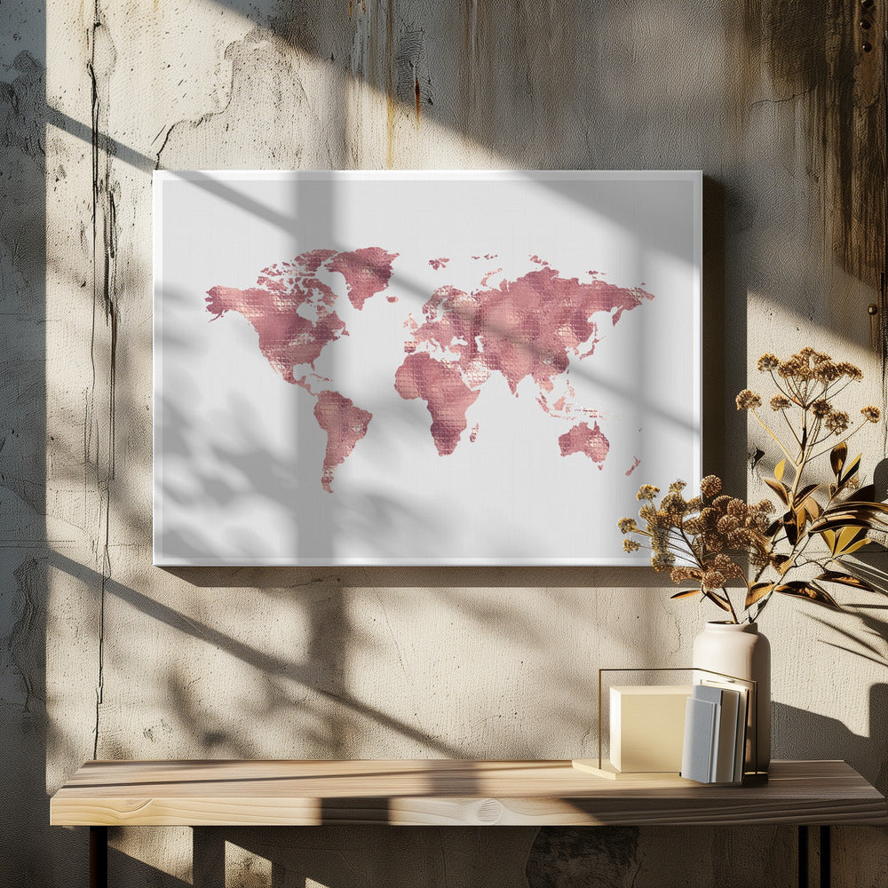 Rose Gold World | Canvas