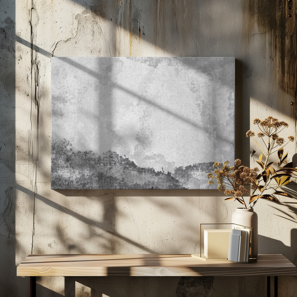 Grijswaardenbergen | Canvas