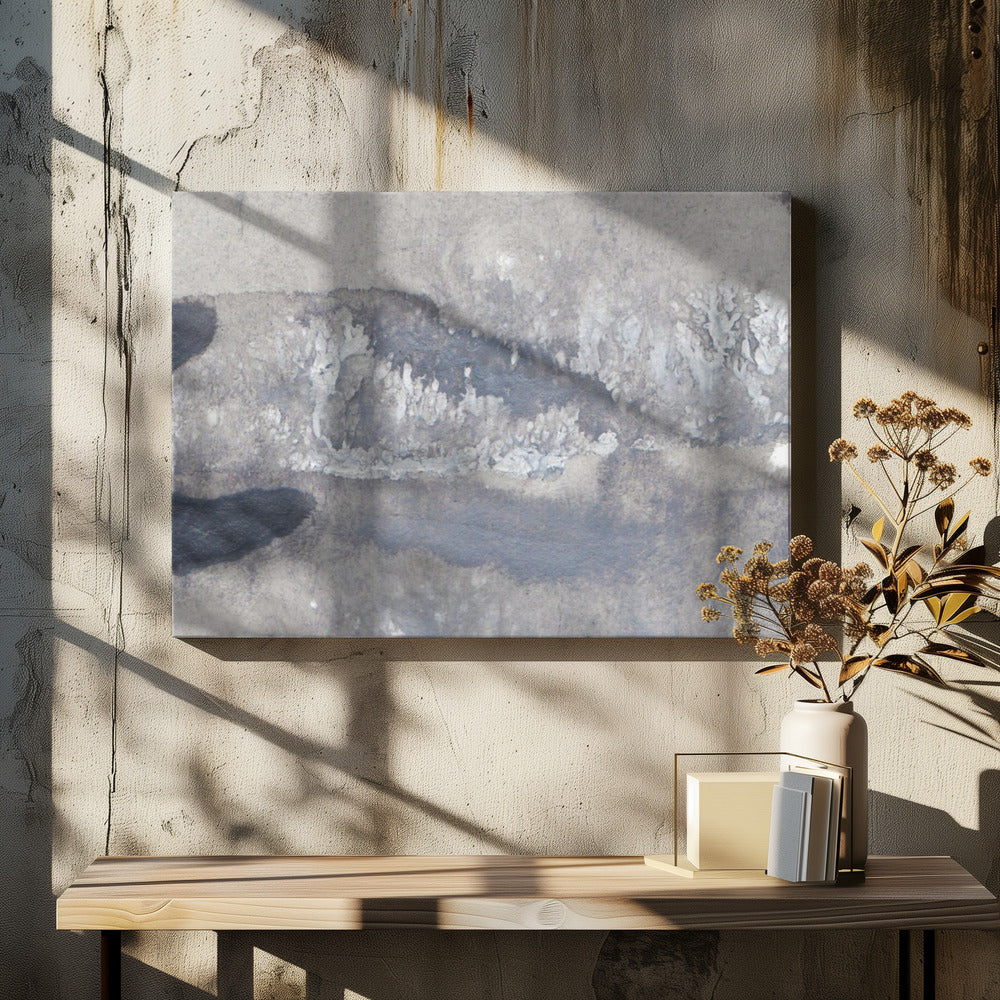 Monochrome golven | Canvas