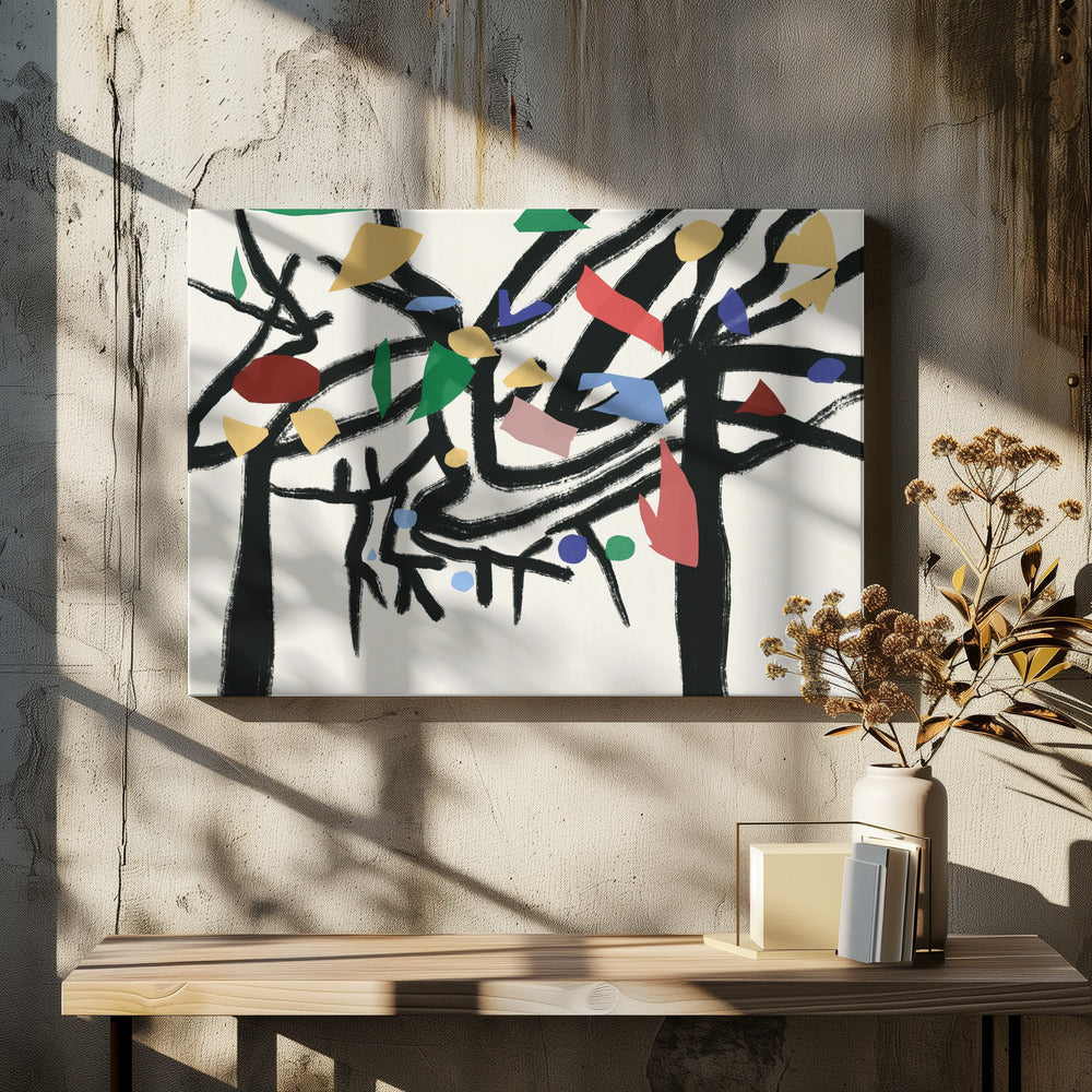 Kleuren in het bos 02 | Canvas