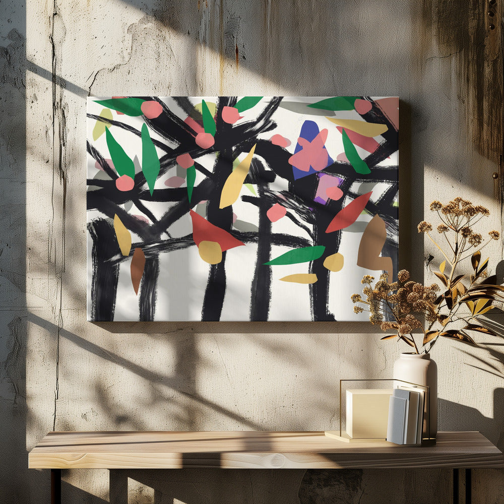 Kleuren in het bos 06 | Canvas