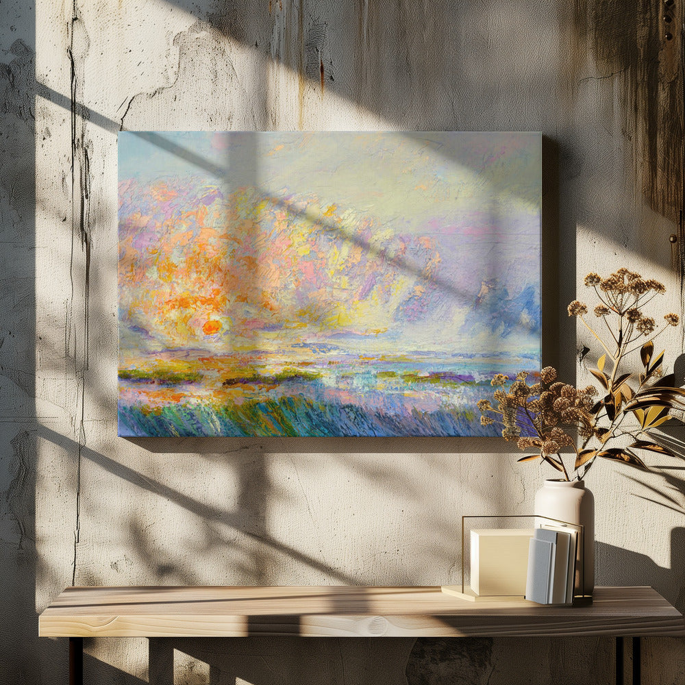 Linten in de lucht | Canvas