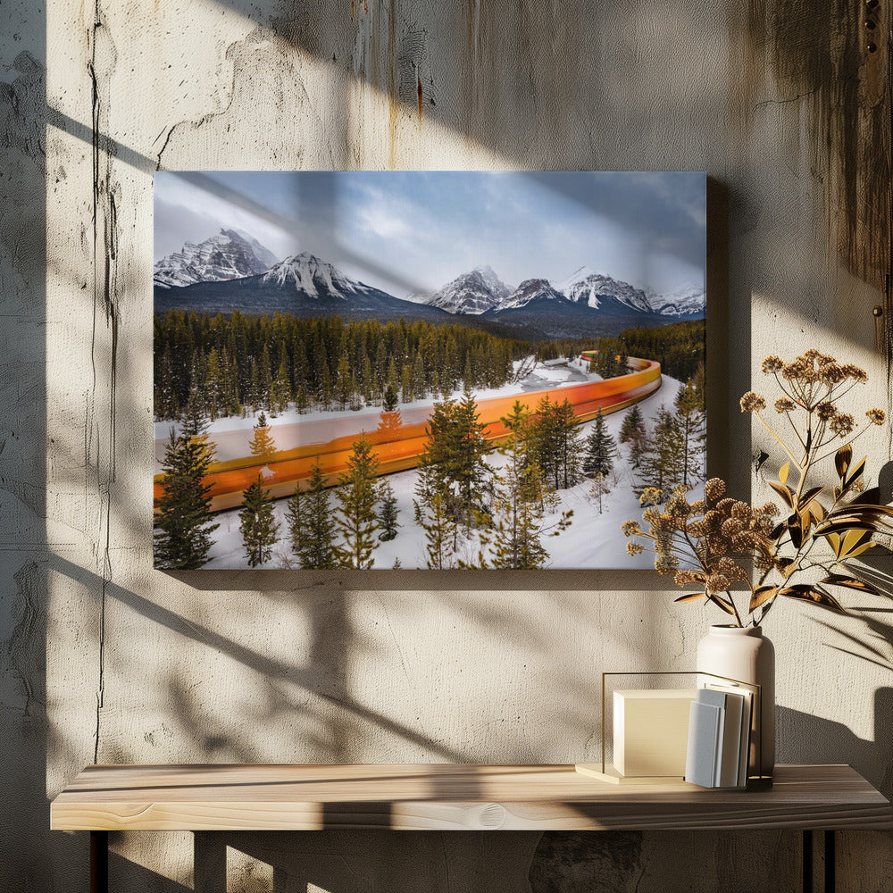 Morant's Curve in de winter | Canvas
