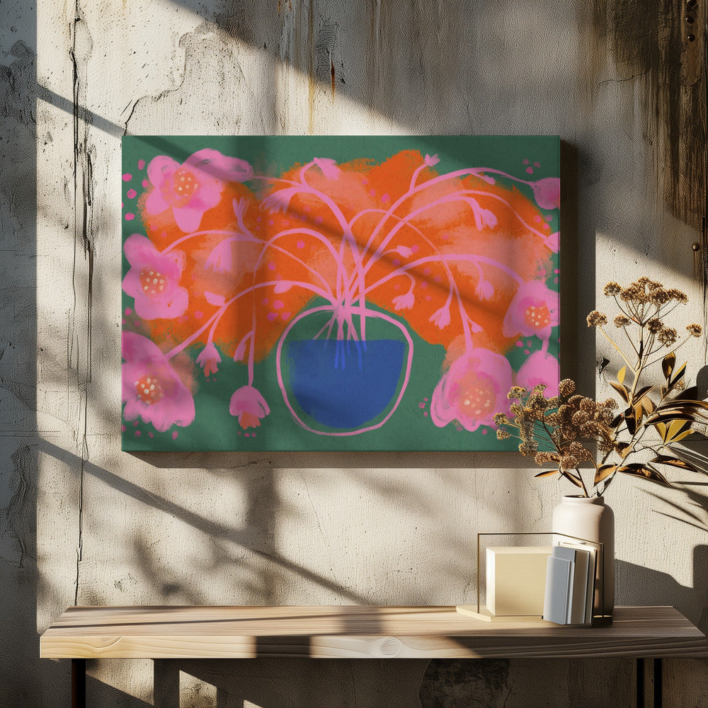 Bloemenuitbarsting Symfonie | Canvas