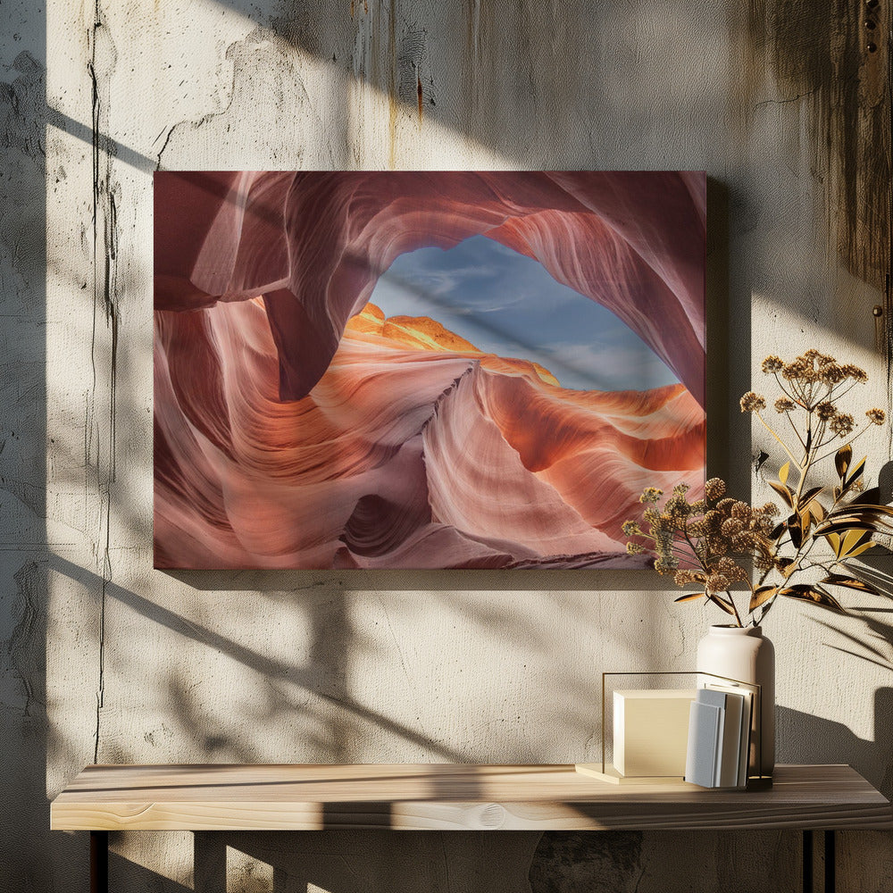 golven naar de lucht | Canvas