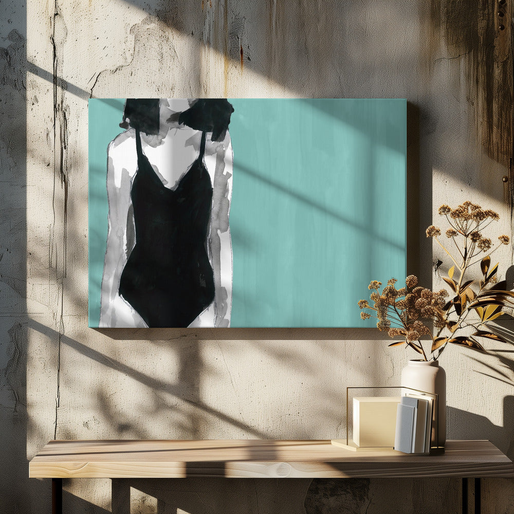 Zwemmen nr. 3 | Canvas