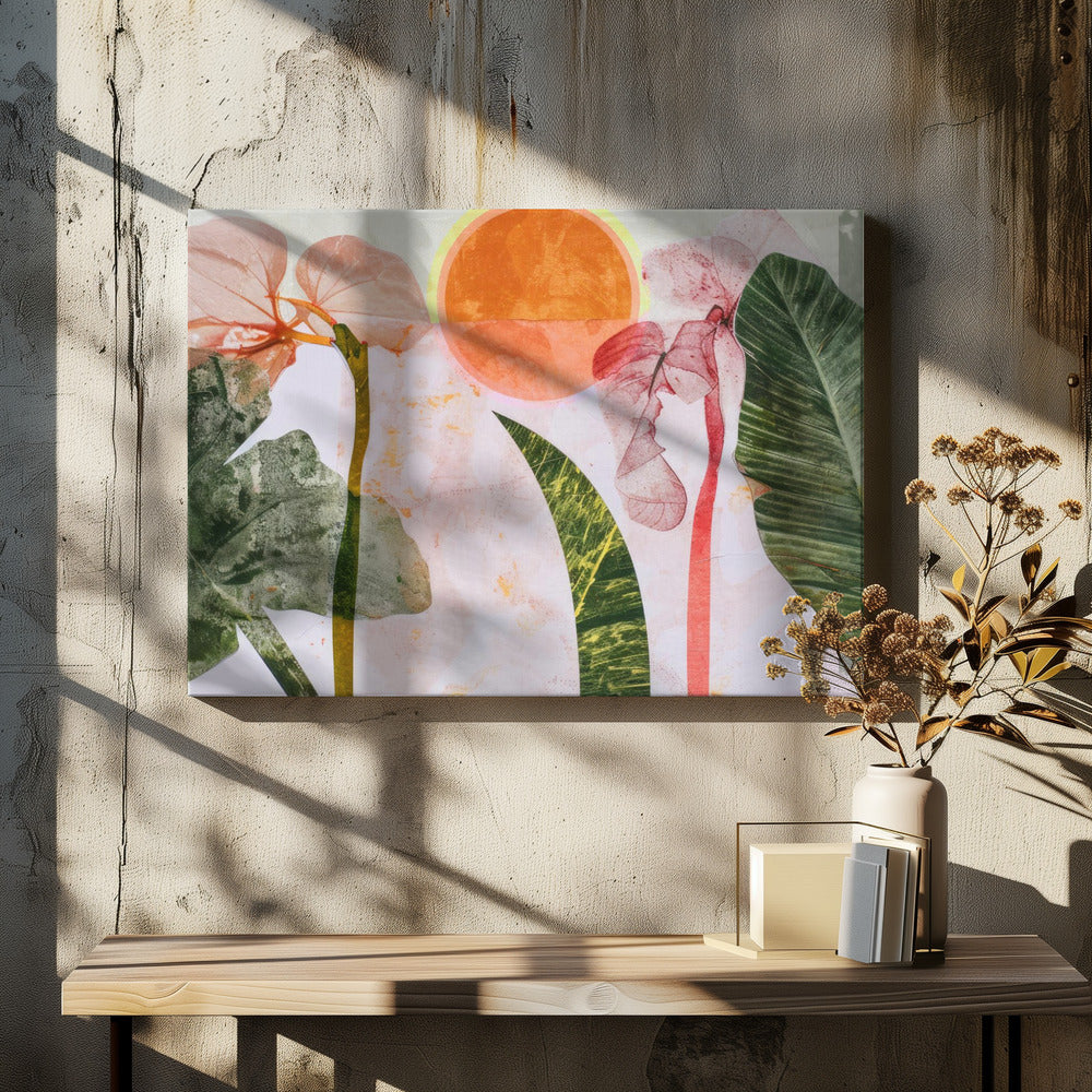 Tropische zonsopgang | Canvas