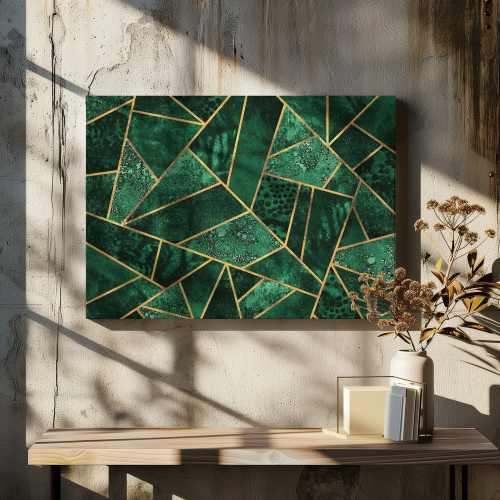 Diep Smaragd | Canvas