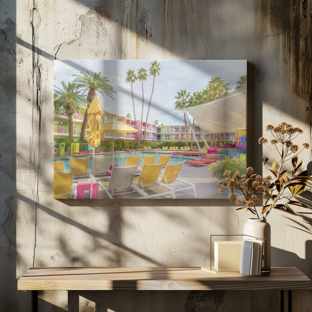 Zwembad bij het Saguaro Hotel - Palm Springs | Canvas