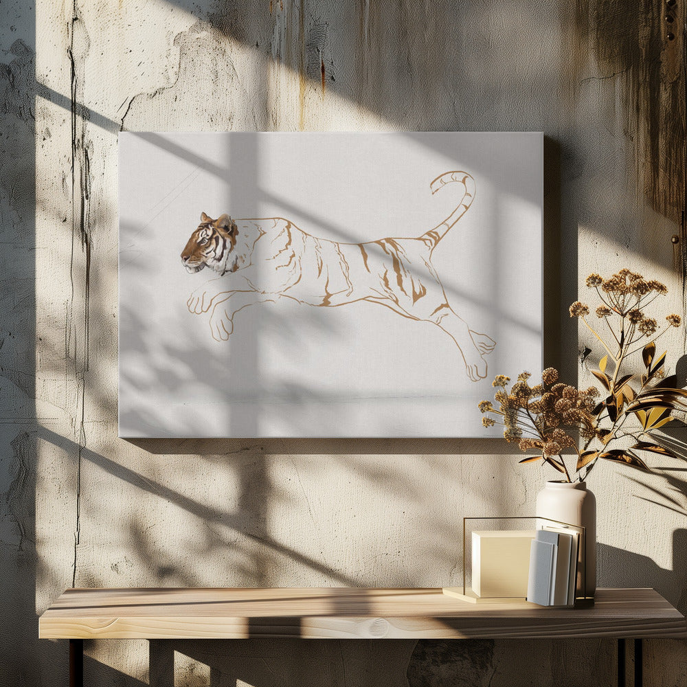Vrijdagochtend nr. I (lijnen) | Canvas