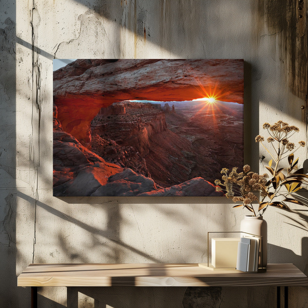 Zonsopgang bij Mesa Arch | Canvas