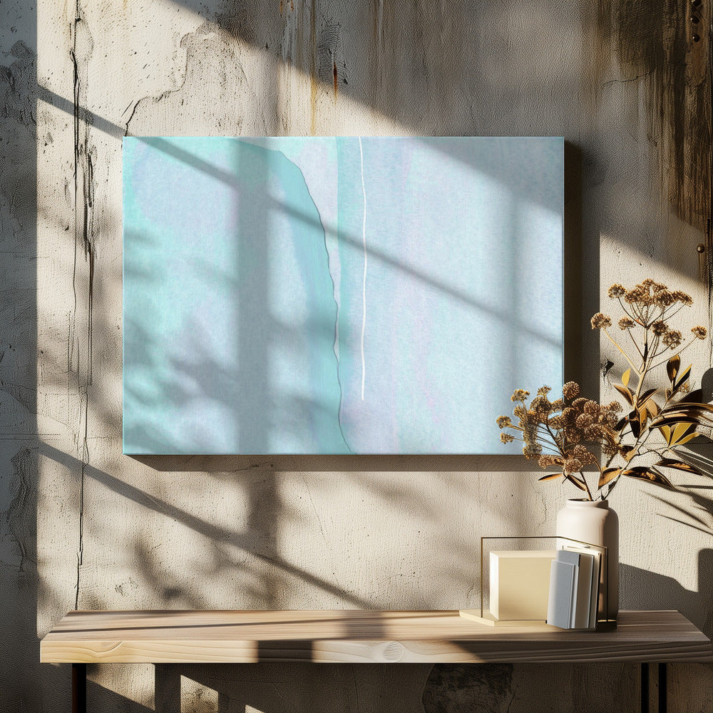 Soft Blue And Turquoise Hues | Canvas