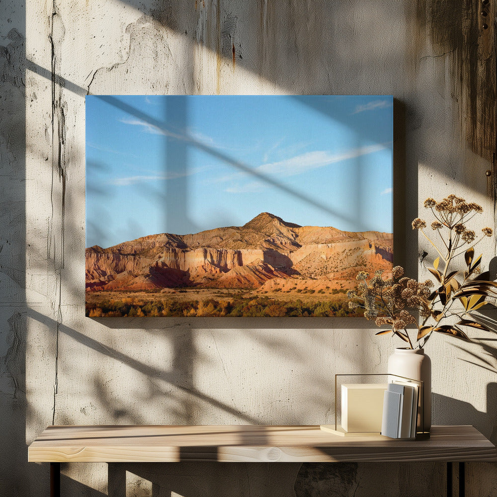 Zonsondergang bij Ghost Ranch | Canvas