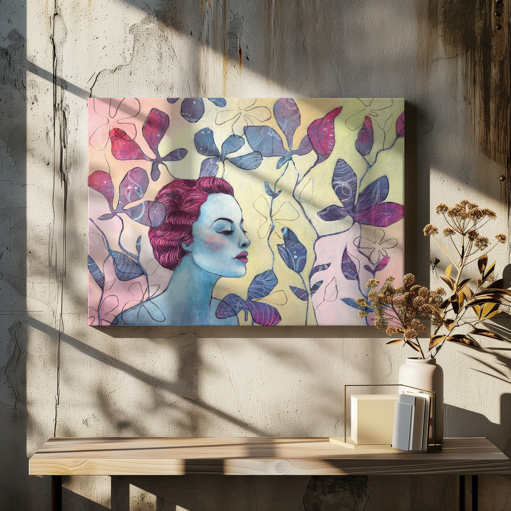 Retro lady 3 | Canvas