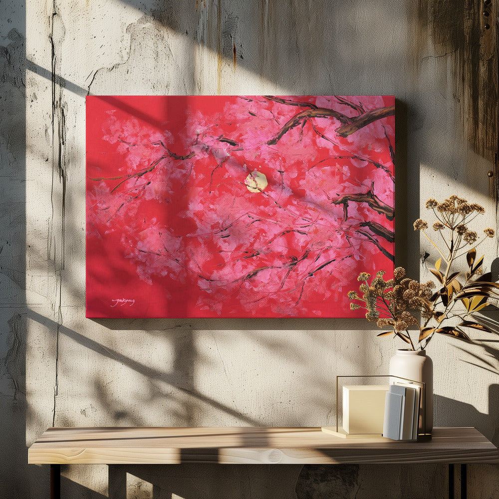 Rode maan | Canvas