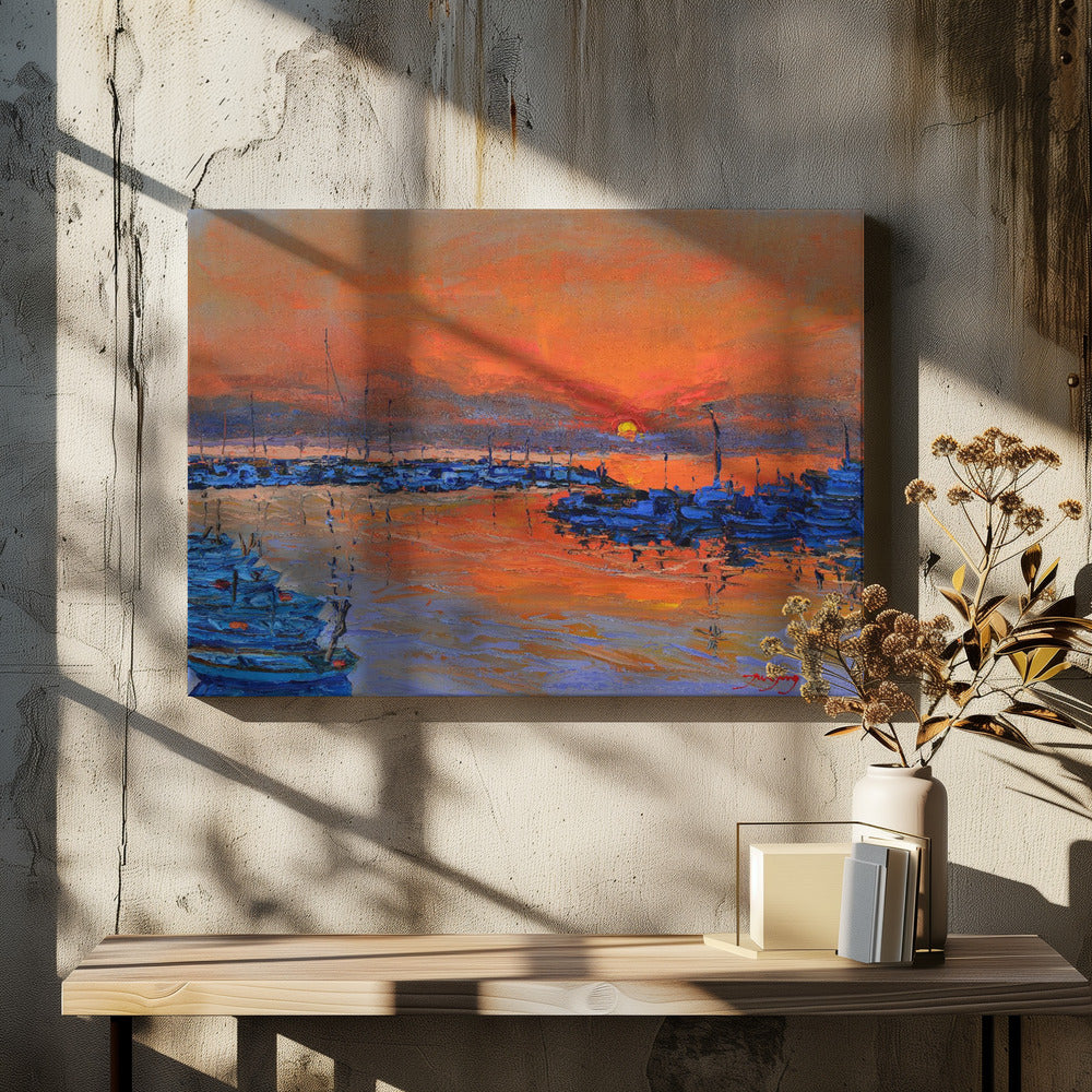 Zonsondergang | Canvas
