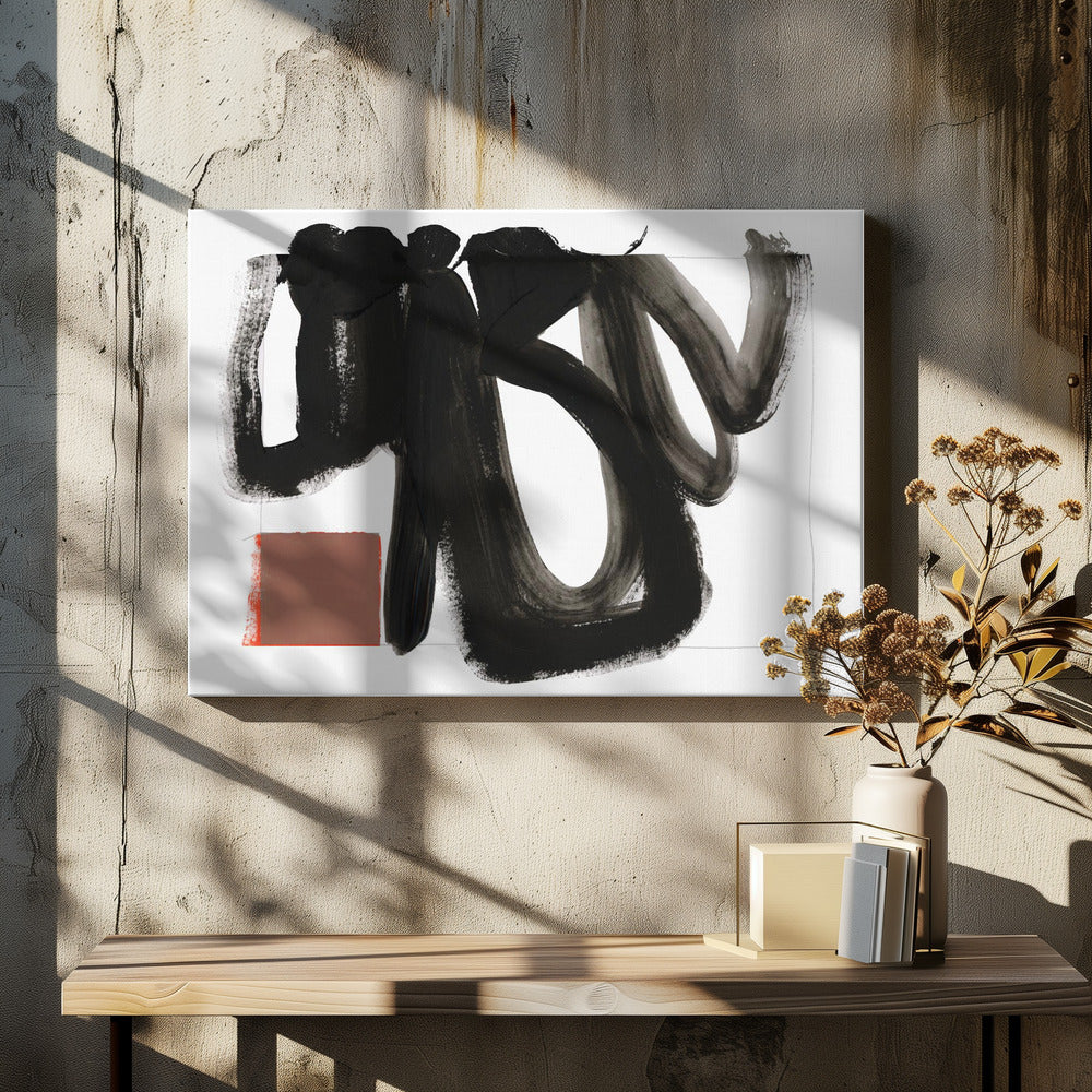 Zwarte Zen 1 | Canvas