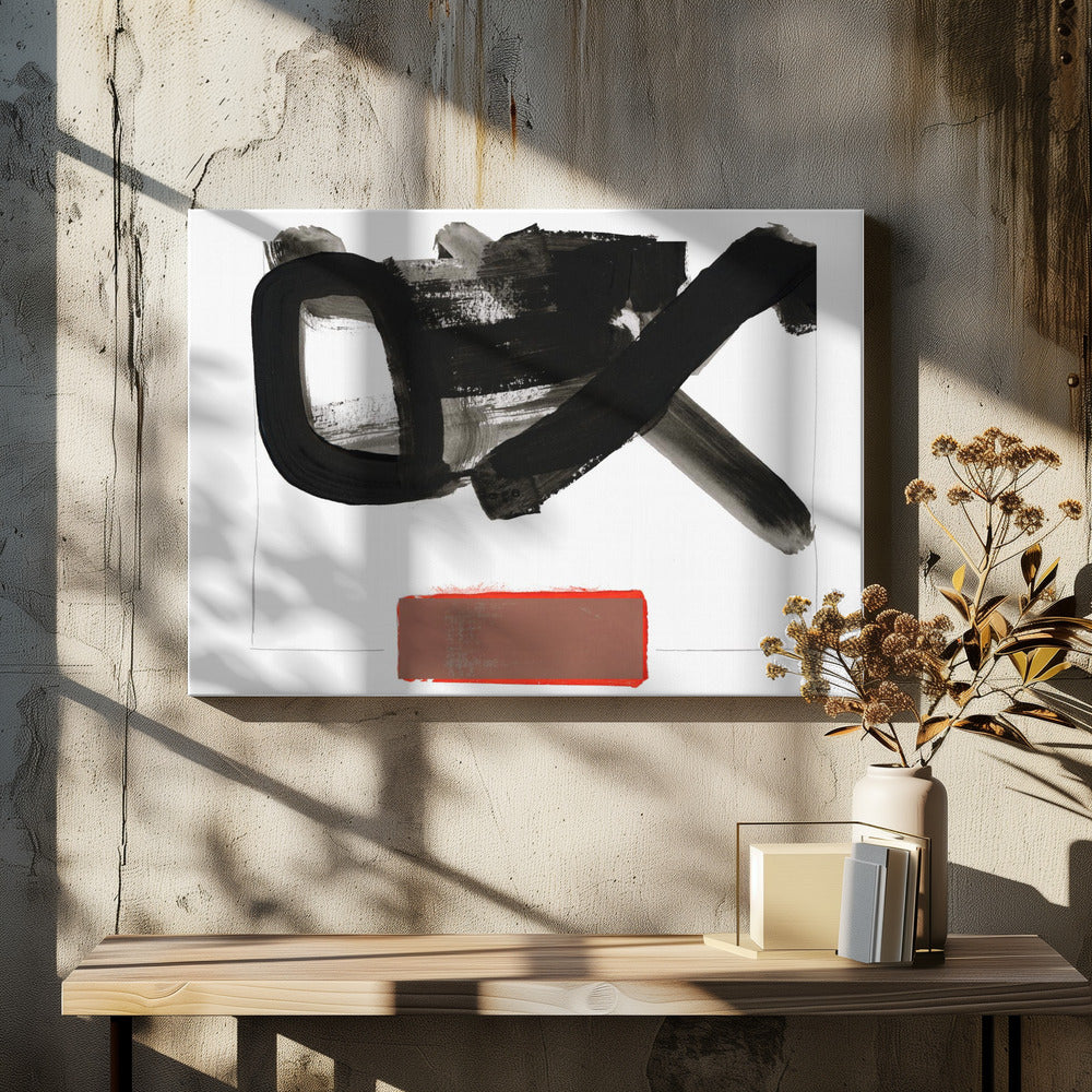 Zwarte Zen 2 | Canvas