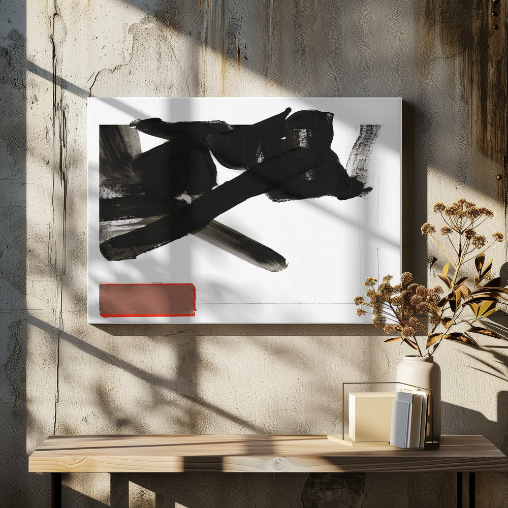 Zwarte Zen 3 | Canvas