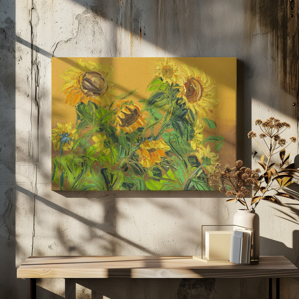 Zonnebloemen | Canvas