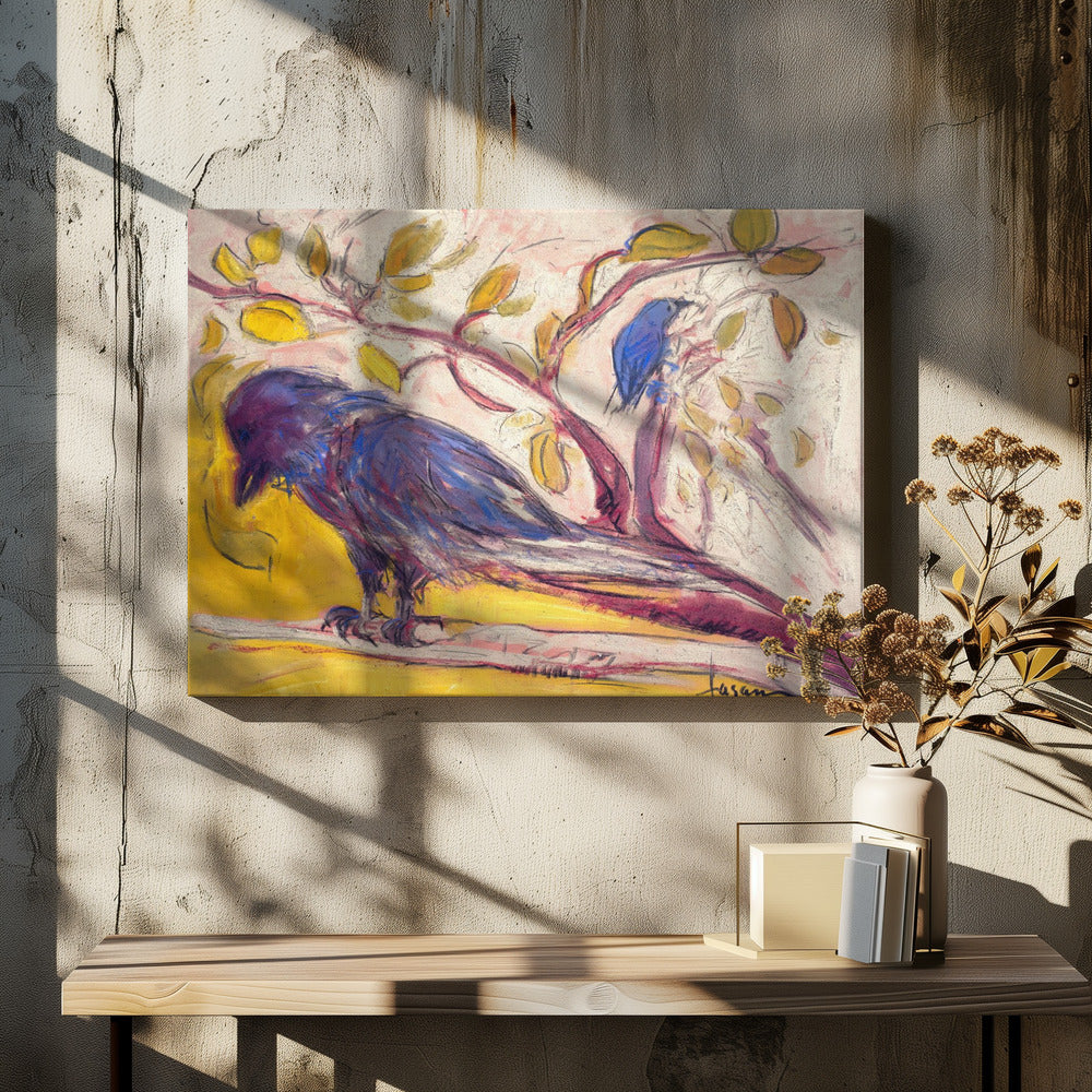 Radiant Raven's Horizon | Canvas