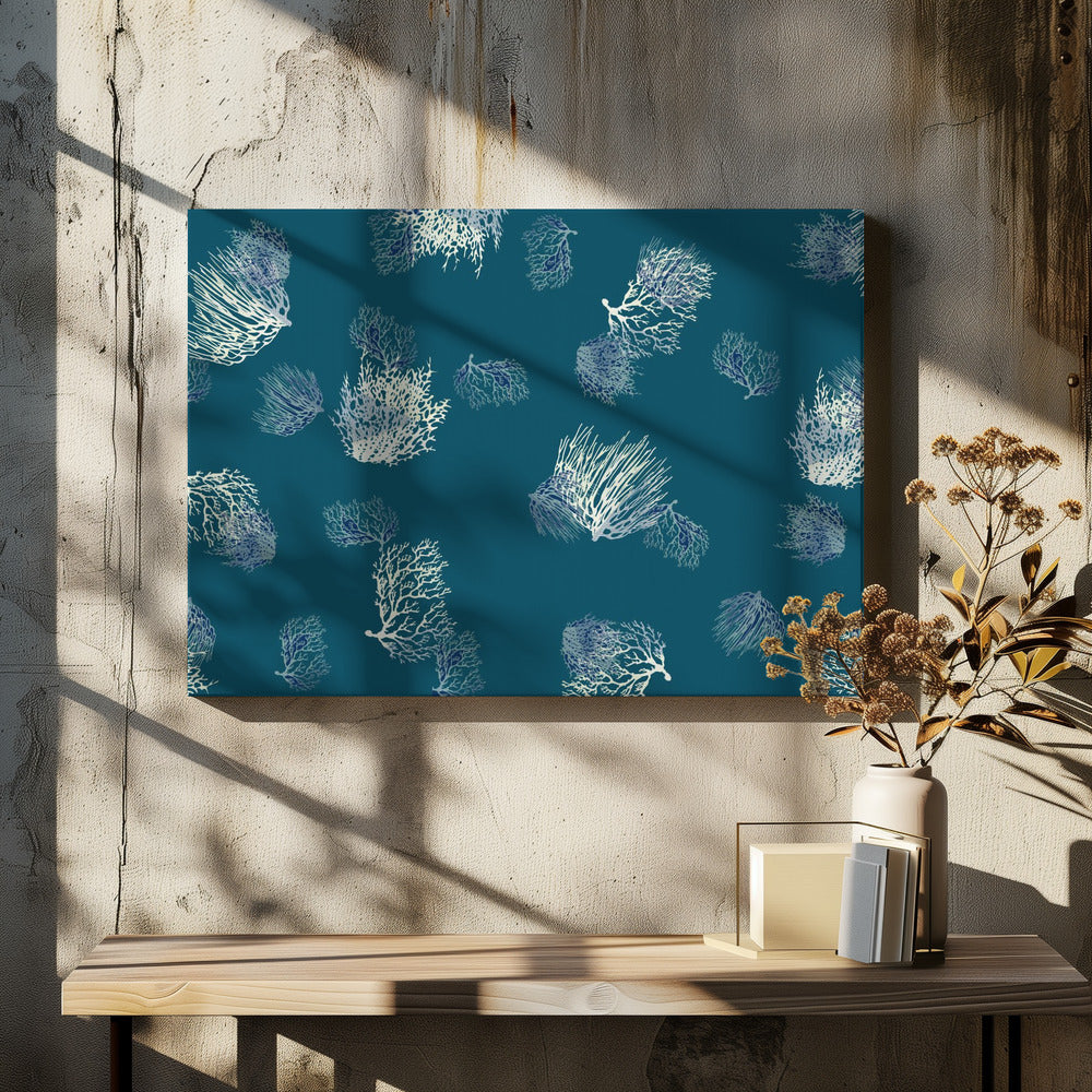Blue Coral Mix | Canvas