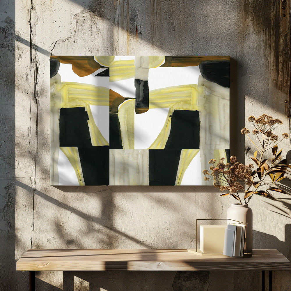 Abstract Cutout Shapes 4 | Canvas