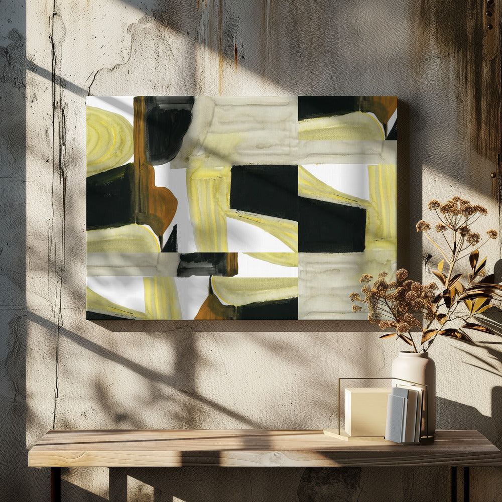 Abstract Cutout Shapes 5 | Canvas