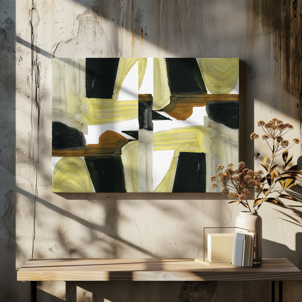 Abstract Cutout Shapes 6 | Canvas