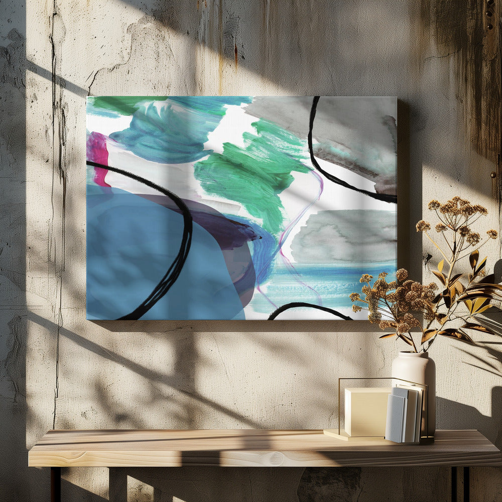 Fluid Abstract Shapes 2 | Canvas