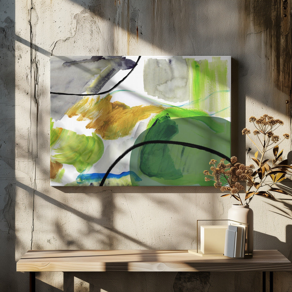 Fluid Abstract Shapes 3 | Canvas