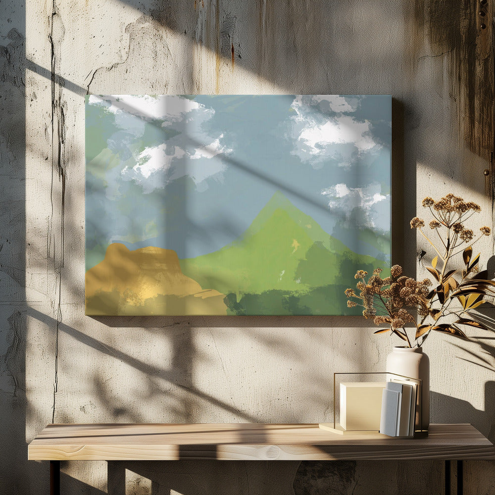 Landschap Abstract | Canvas