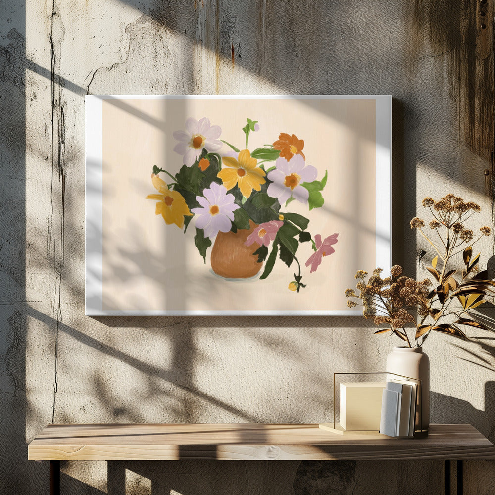 Pandcsummerflowers Kopie | Canvas