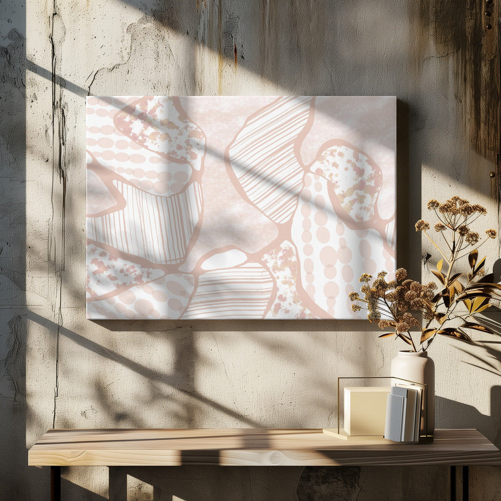 Curved Patterns Dance | Canvas