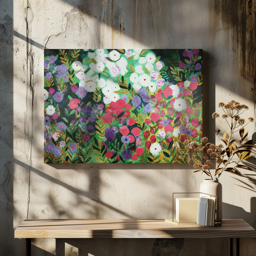Middernachttuin tint | Canvas