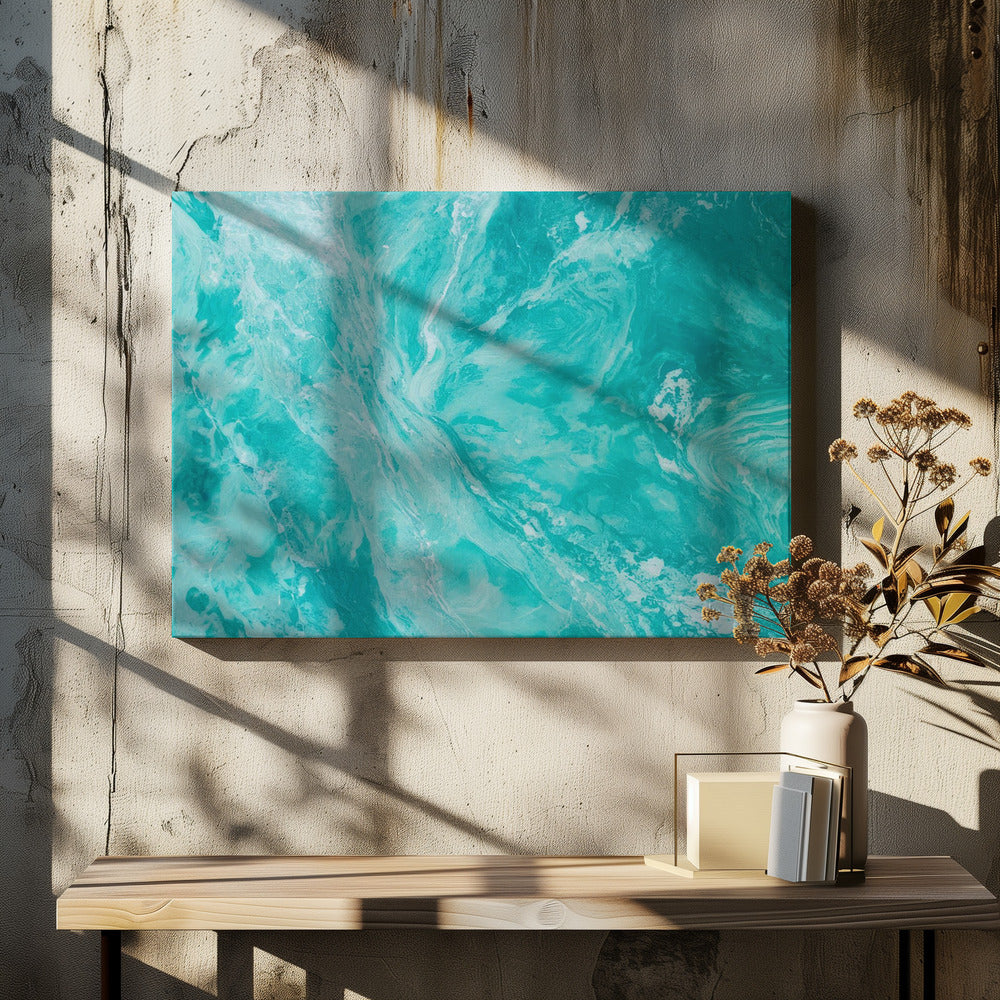 Vloeiende beweging in aquatinten | Canvas