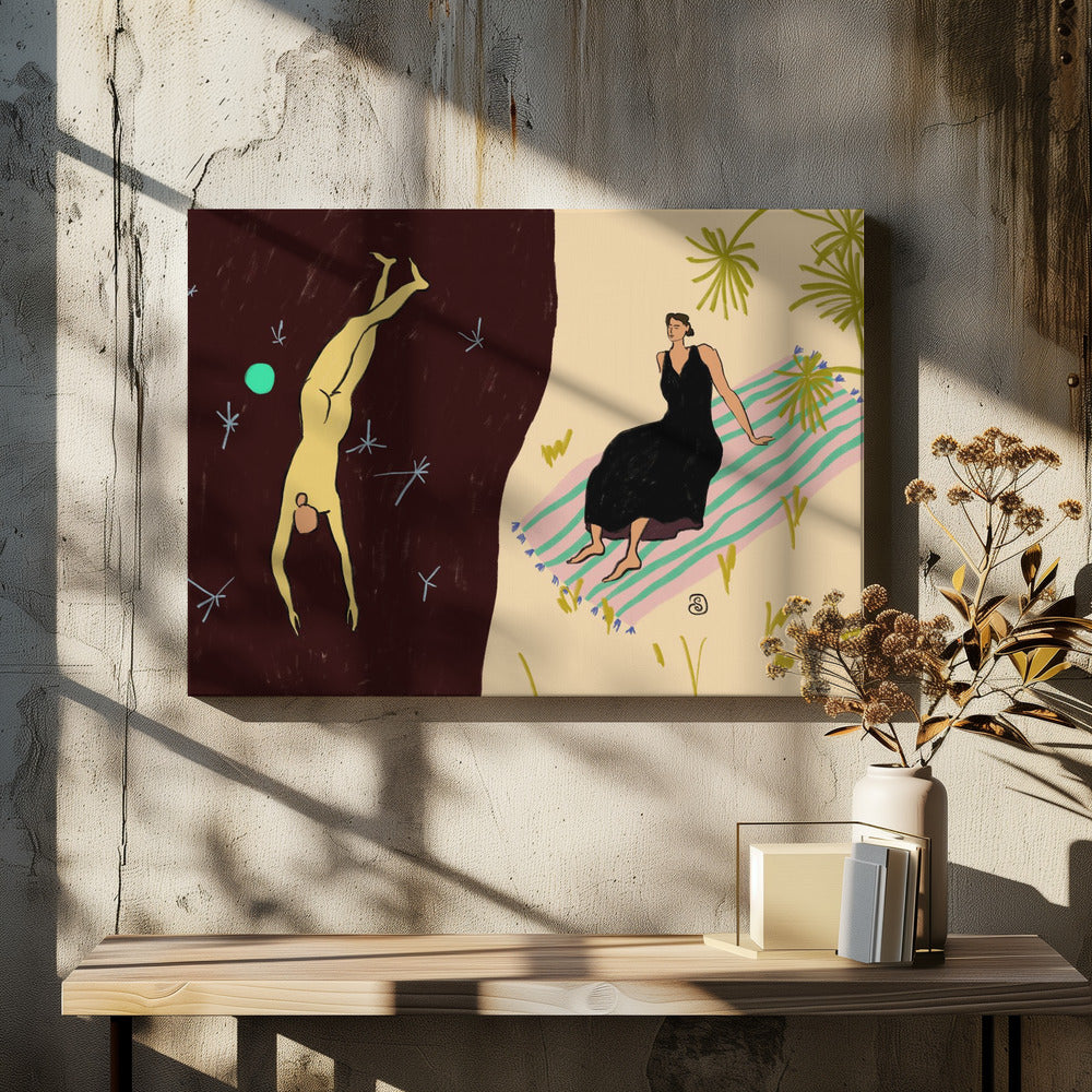 Duikfiguur | Canvas