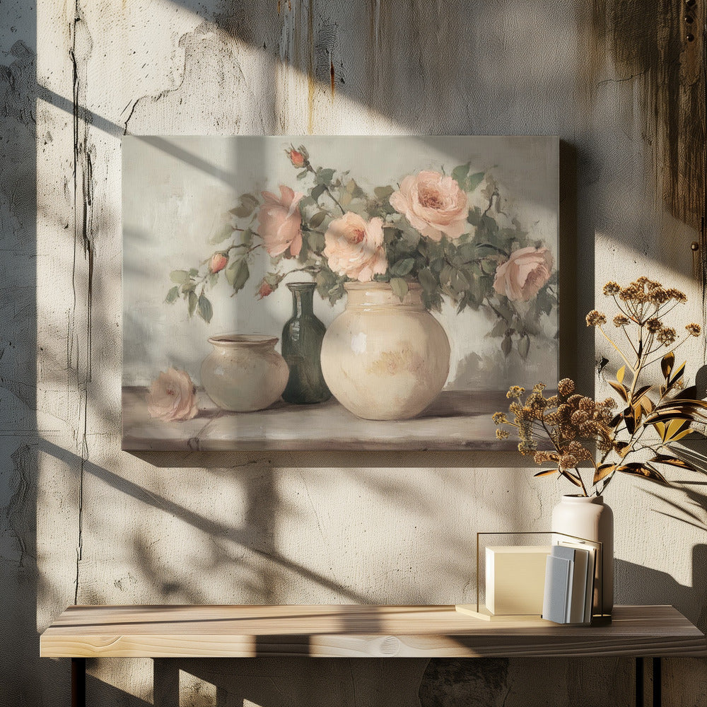 Schilderij Bloem in Vaas | Canvas