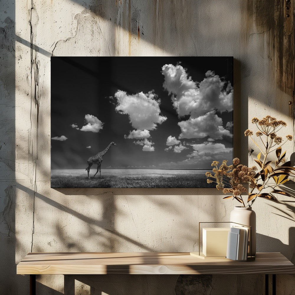 Weg met de wolken | Canvas