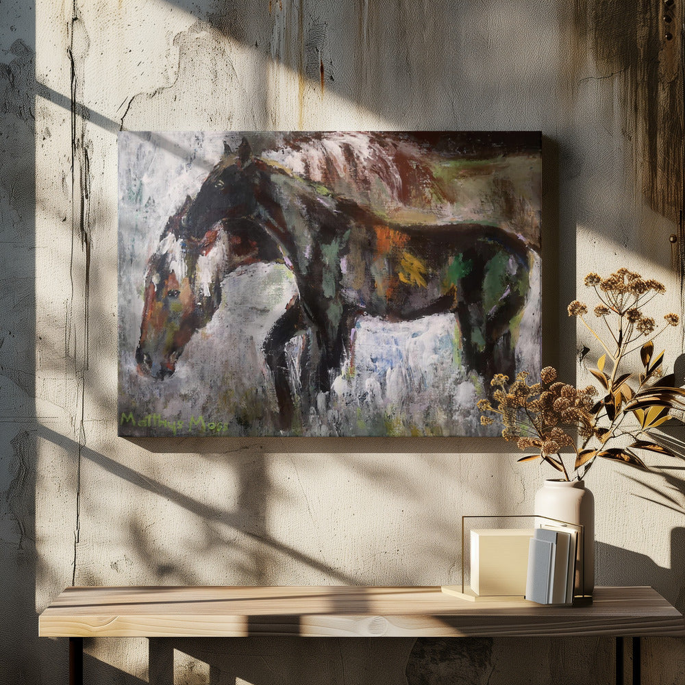 Leun op mij | Canvas