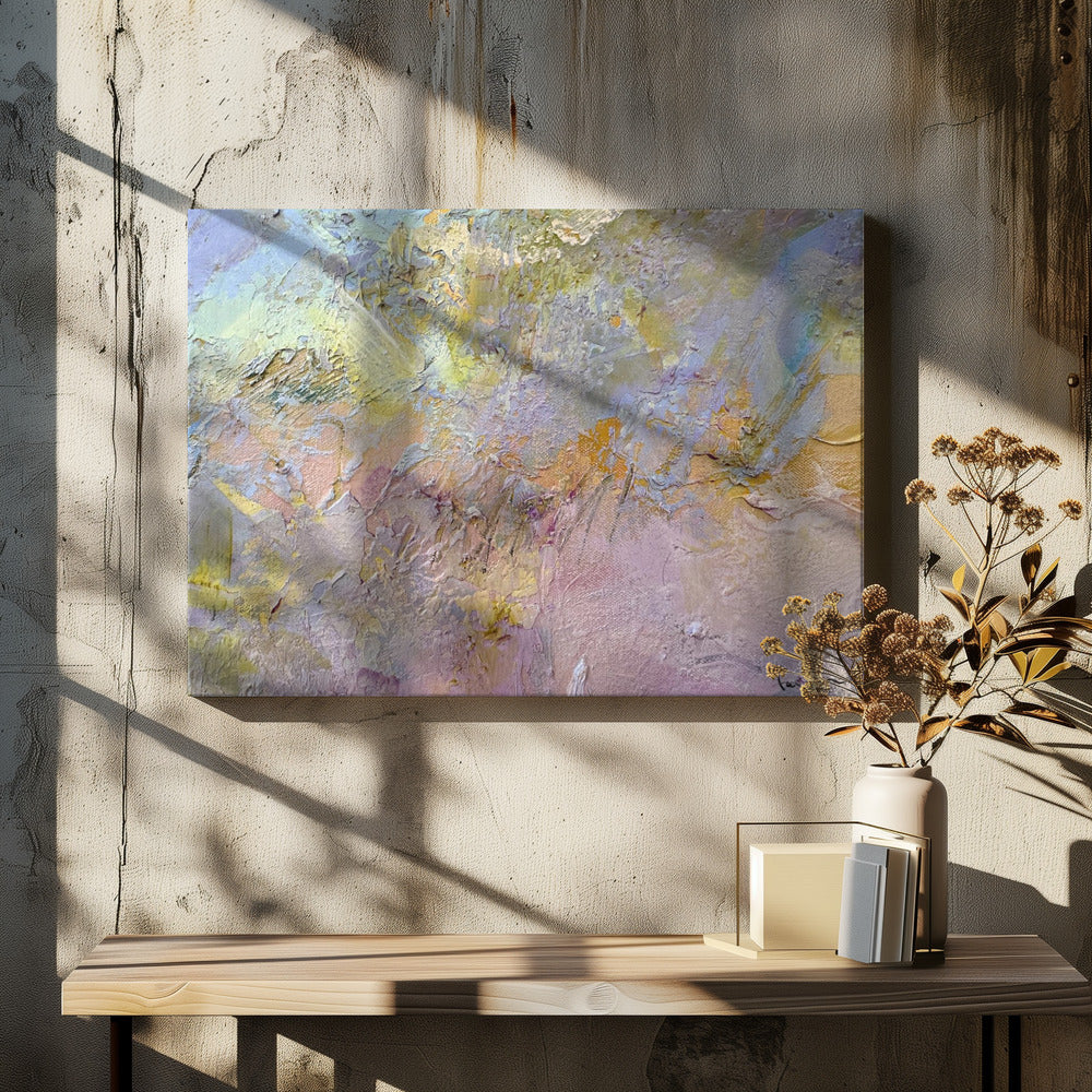 Dromerig pastel wandtapijt | Canvas