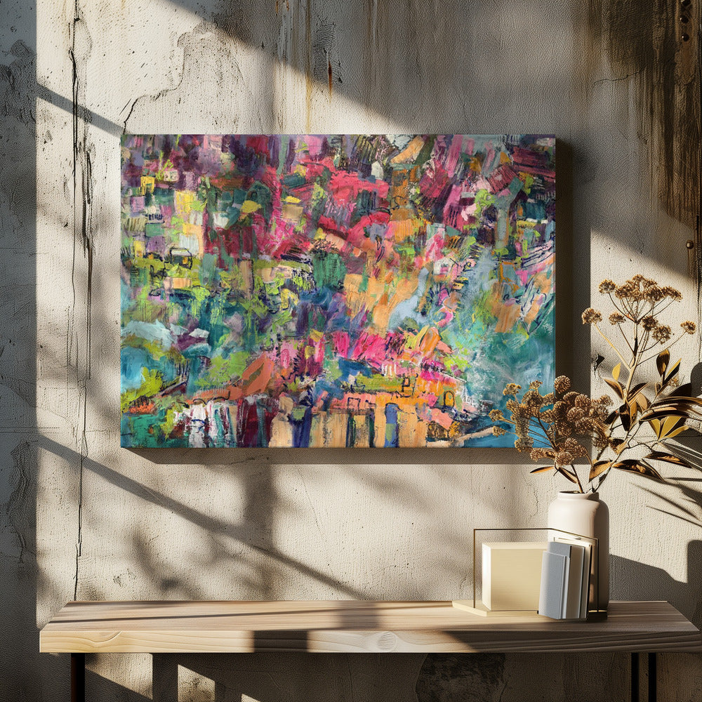 Betoverde vlinder | Canvas