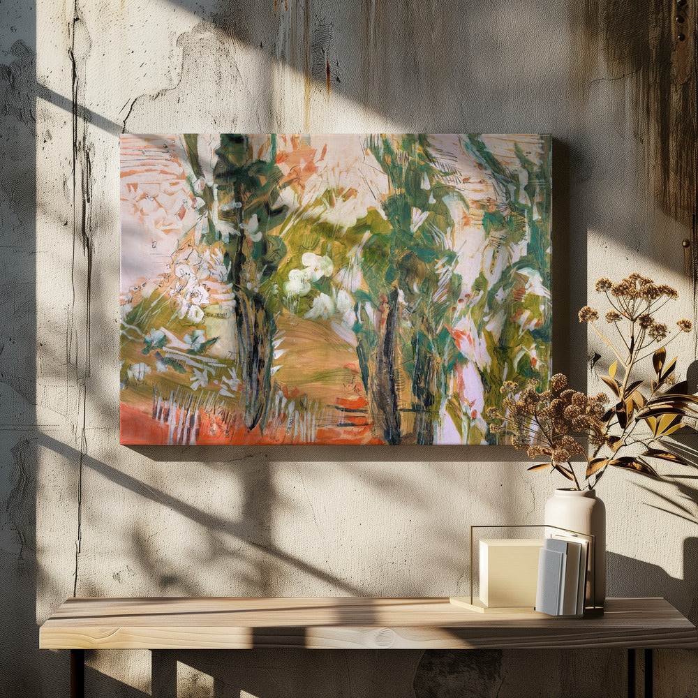 Groene Fluisteringen | Canvas