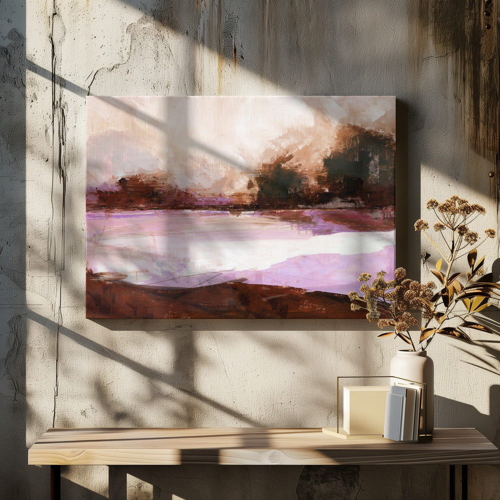 Een vredig panoramalandschap 2 | Canvas
