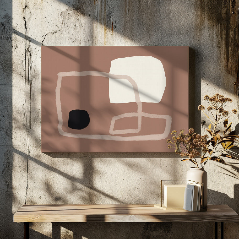 Dwalende vormen | Canvas