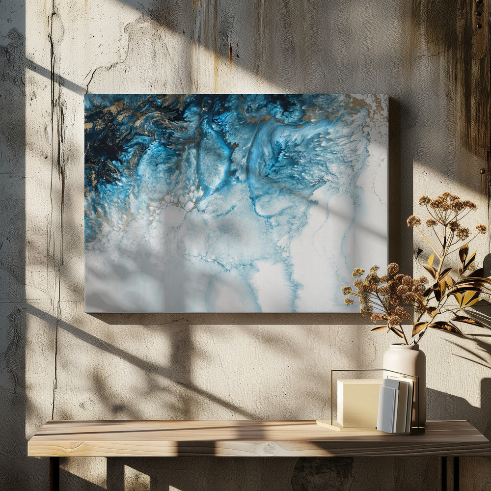 Kustkunst - Kustblauw | Canvas