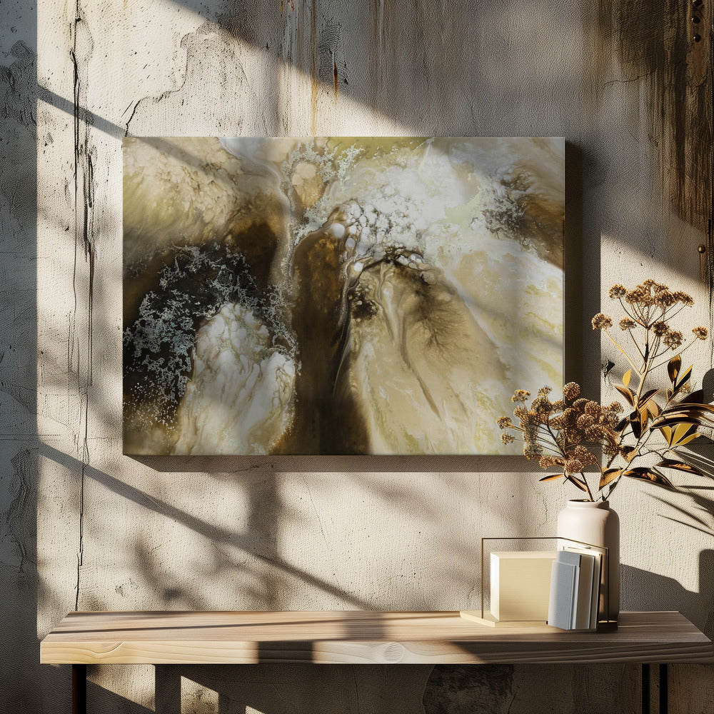 Rustic Abstract - Terra's Tapestry | Canvas