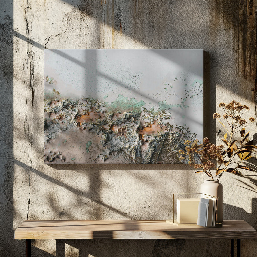 Aardse Fragmenten - Kustreliëfkunst | Canvas