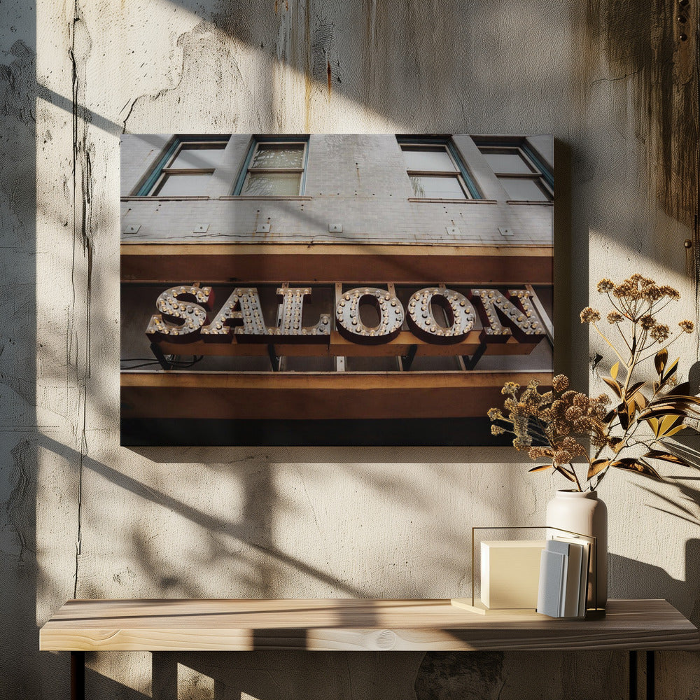 Vintage Saloonbord | Canvas